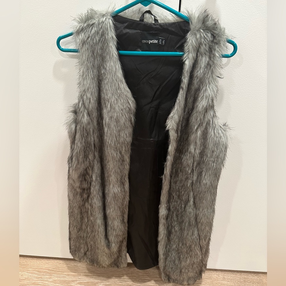 ASOS faux fur vest